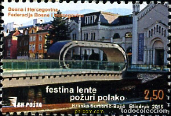 Selos: 351879 MNH BOSNIA-HERZEGOVINA 2015 PUENTE PEOTONAL