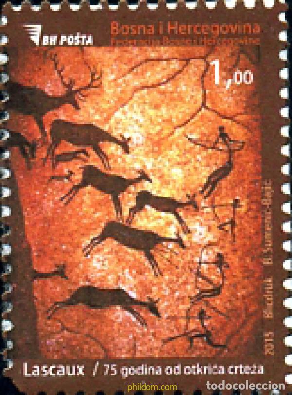 Selos: 348539 MNH BOSNIA-HERZEGOVINA 2015 PINTURA RUPESTRE