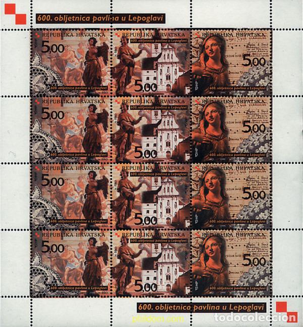 Selos: 10997 MNH CROACIA 1999 600 ANIVERSARIO DE LA ORDEN DE LOS ERMITA&Ntilde;OS DE SAN PABLO