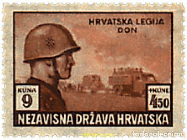 Francobolli: 626616 HINGED CROACIA 1943 PRO LEGION CROATA