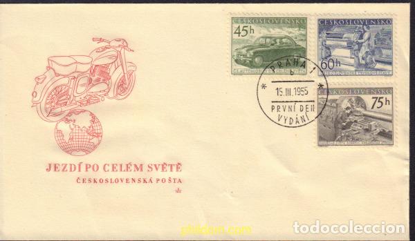 Francobolli: 414946 MNH CHECOSLOVAQUIA 1955 PROPAGANDA PARA LA EXPORTACION