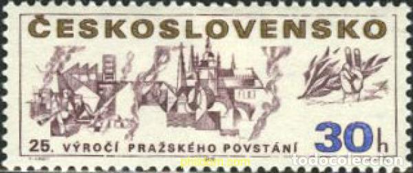 Stamps: 659890 MNH CHECOSLOVAQUIA 1970 25 ANIVERSARIO DE LA LIBERACION DE PRAGA Y DE CHECOSLOVAQUIA
