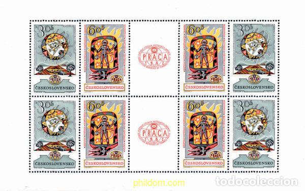 Stamps: 11057 MNH CHECOSLOVAQUIA 1962 PRAGA 1962. EXPLOSICION FILATELICA INTERNACIONAL