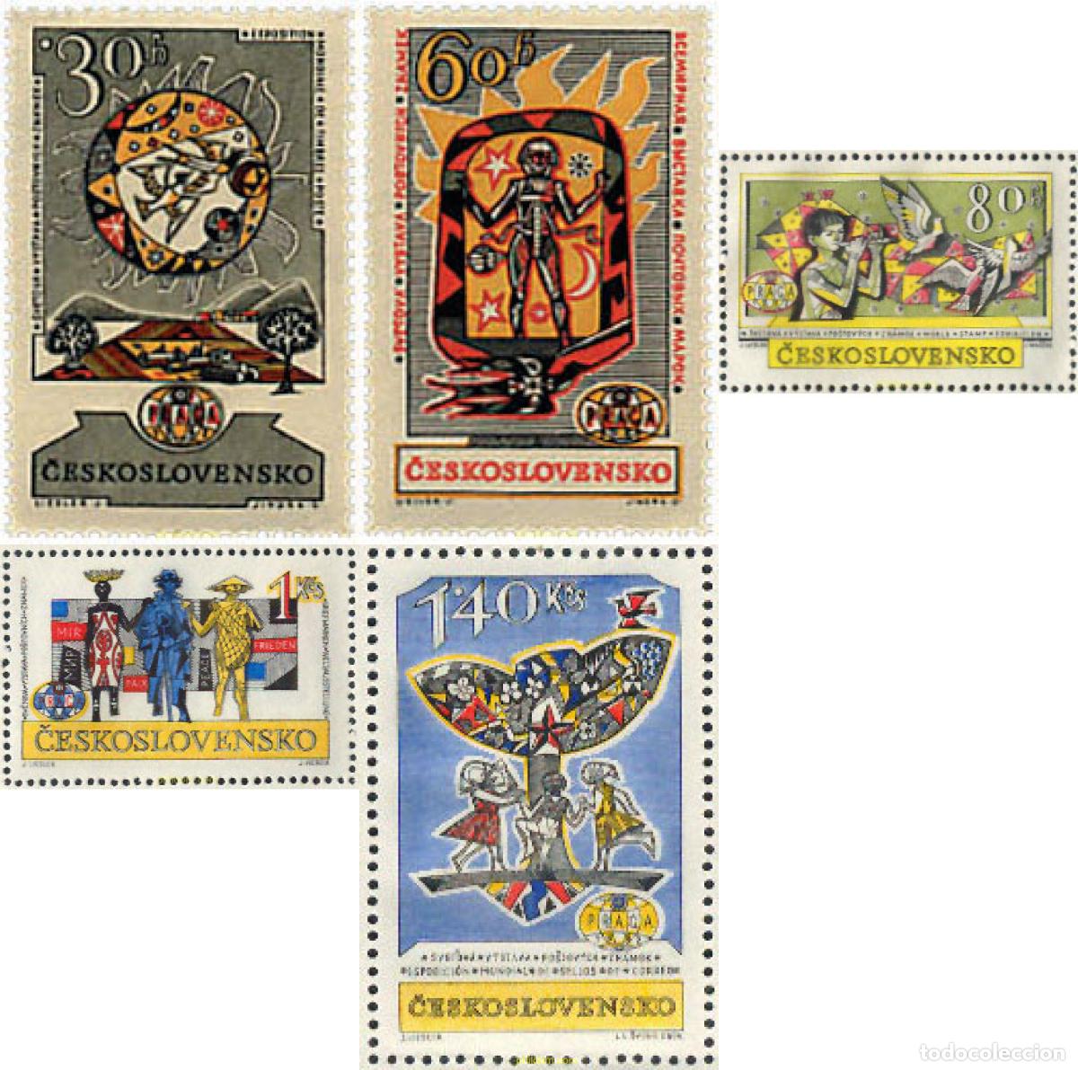Stamps: 40425 MNH CHECOSLOVAQUIA 1962 PRAGA 1962. EXPLOSICION FILATELICA INTERNACIONAL
