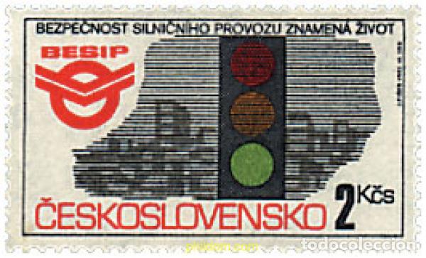 Stamps: 40446 MNH CHECOSLOVAQUIA 1992 SEGURIDAD VIAL