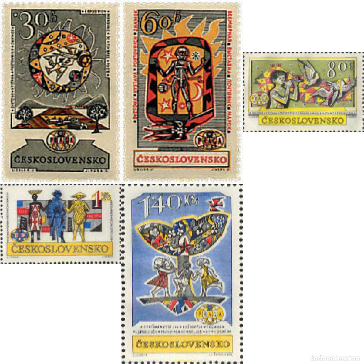 Stamps: 200198 HINGED CHECOSLOVAQUIA 1962 PRAGA 1962. EXPLOSICION FILATELICA INTERNACIONAL