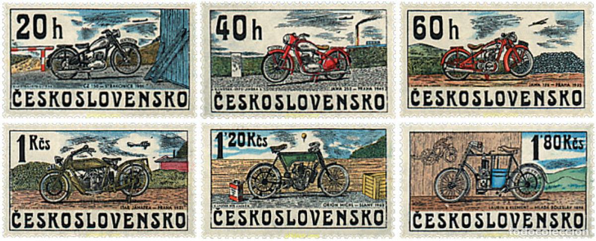 Briefmarken: 281143 HINGED CHECOSLOVAQUIA 1975 HISTORIA DE LA MOTOCICLETA