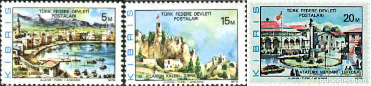 Sellos: 43151 MNH CHIPRE. Administraci&oacute;n turca 1976 TURISMO