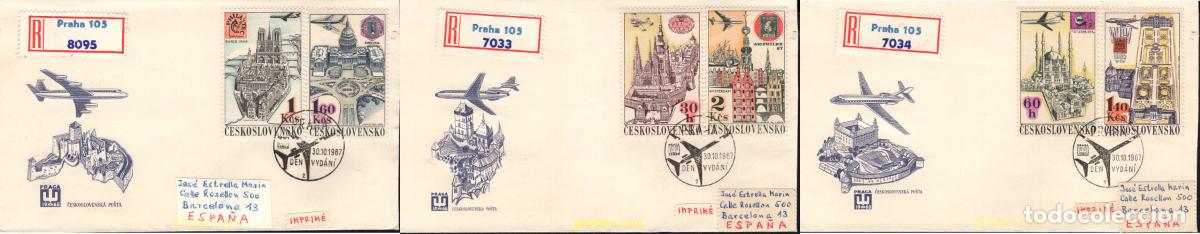 Sellos: 678572 MNH CHECOSLOVAQUIA 1967 PRELUDIO DE LA EXPOSICION FILATELICA DE PRAGA