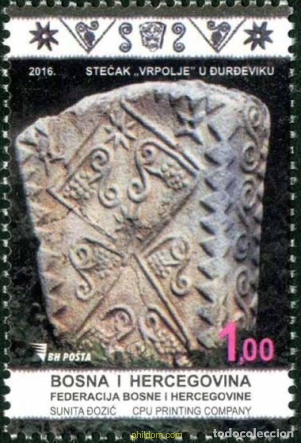 Timbres: 735947 MNH BOSNIA-HERZEGOVINA 2016 PATRIMONIO. LEGADO HISTORICO Y CULTURAL