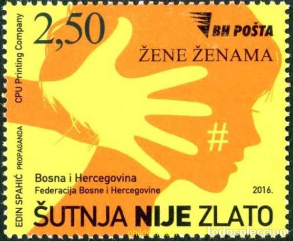 Sellos: 735948 MNH BOSNIA-HERZEGOVINA 2016 STOP VIOLENCIA SEXUAL