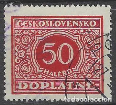 Sellos: CHECOSLOVAQUIA 1928 - SELLO DE FRANQUEO, CIFRAS - USADO