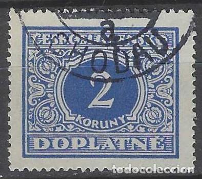 Sellos: CHECOSLOVAQUIA 1928 - SELLO DE FRANQUEO, CIFRAS - USADO