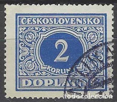 Timbres: CHECOSLOVAQUIA 1928 - SELLO DE FRANQUEO, CIFRAS - USADO