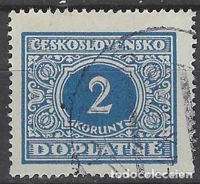 Sellos: CHECOSLOVAQUIA 1928 - SELLO DE FRANQUEO, CIFRAS - USADO