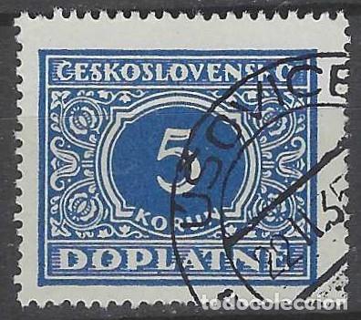 Sellos: CHECOSLOVAQUIA 1928 - SELLO DE FRANQUEO, CIFRAS - USADO