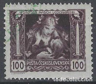 Briefmarken: CHECOSLOVAQUIA 1919 - 1&ordm; ANIV. DE LA INDEPENDENCIA, MARR&Oacute;N VIOLETA, DENTADO 13&frac34; - MH*