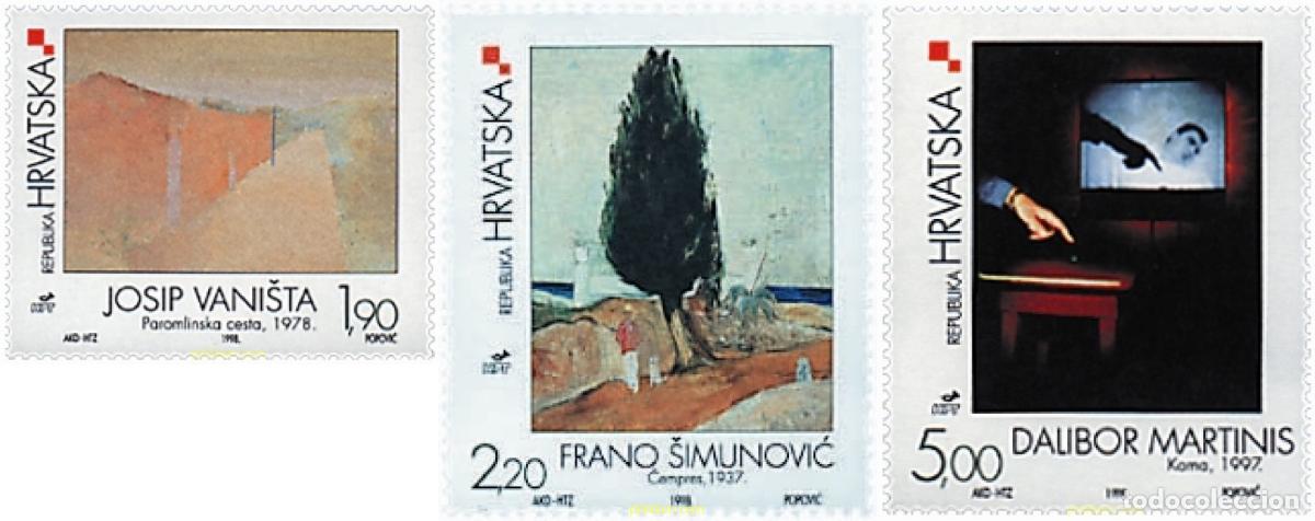 Francobolli: 49665 MNH CROACIA 1998 PINTURA CROATA MODERNA