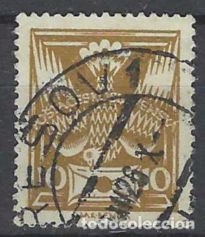 Selos: CHECOSLOVAQUIA 1920 - CORREO, OCRE - USADO