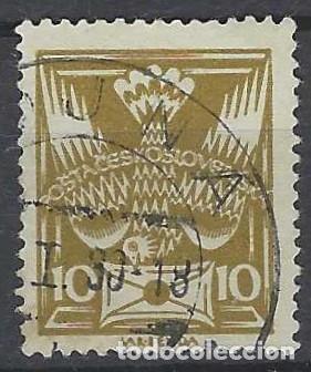Francobolli: CHECOSLOVAQUIA 1920 - CORREO, OCRE - USADO