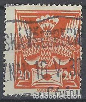 Francobolli: CHECOSLOVAQUIA 1920 - CORREO, NARANJA ROJIZO - USADO