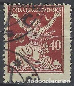 Timbres: CHECOSLOVAQUIA 1920 - LIBERACI&Oacute;N DE LA REP&Uacute;BLICA, MARR&Oacute;N - USADO