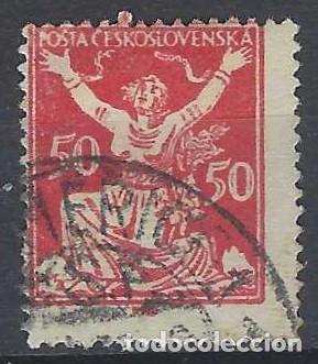 Stamps: CHECOSLOVAQUIA 1920 - LIBERACI&Oacute;N DE LA REP&Uacute;BLICA, CARM&Iacute;N - USADO