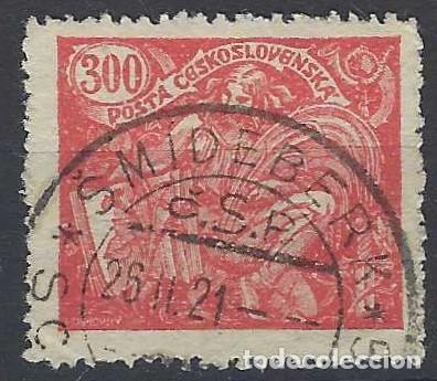 Selos: CHECOSLOVAQUIA 1920 - CIENCIA Y AGRICULTURA, CINABRIO - USADO