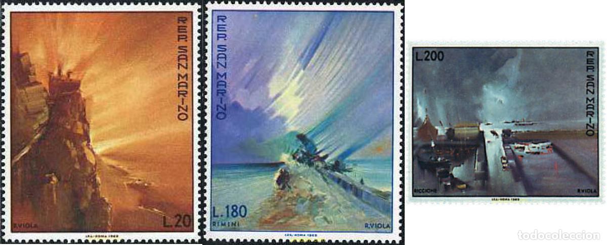 Stamps: 43826 MNH SAN MARINO 1969 JORNADA FILATELICA SAN MARINO - RICCIONE