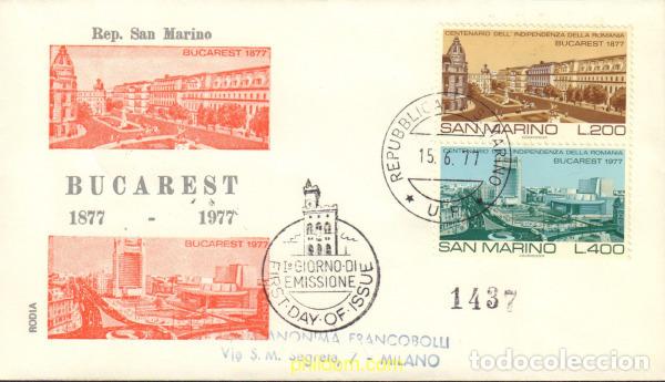 Sellos: 416679 MNH SAN MARINO 1977 LAS GRANDES CIUDADES DEL MUNDO. BUCAREST