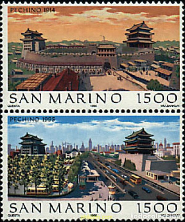 Sellos: 6732 MNH SAN MARINO 1995 LAS GRANDES CIUDADES DEL MUNDO. PEKIN