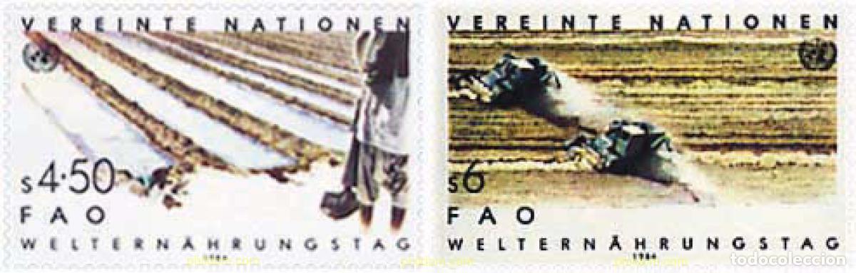 Sellos: 44722 MNH NACIONES UNIDAS. Viena 1984 DIA MUNDIAL DE LA ALIMENTACION