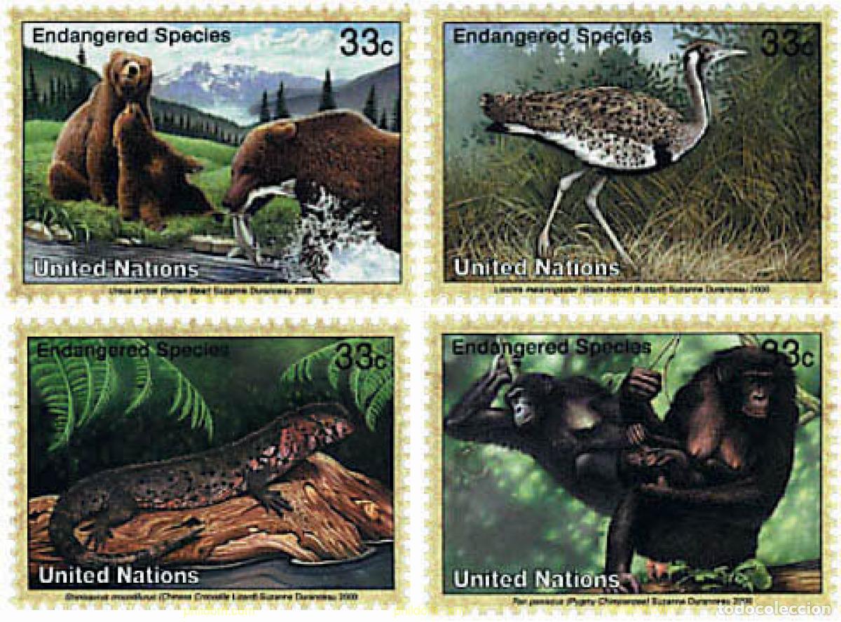 Francobolli: 58176 MNH NACIONES UNIDAS. Nueva York 2000 PROTECCION DE LA NATURALEZA