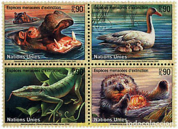 Sellos: 6303 MNH NACIONES UNIDAS. Ginebra 2000 PROTECCION DE LA NATURALEZA