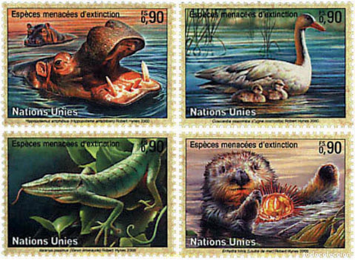 Sellos: 58168 MNH NACIONES UNIDAS. Ginebra 2000 PROTECCION DE LA NATURALEZA