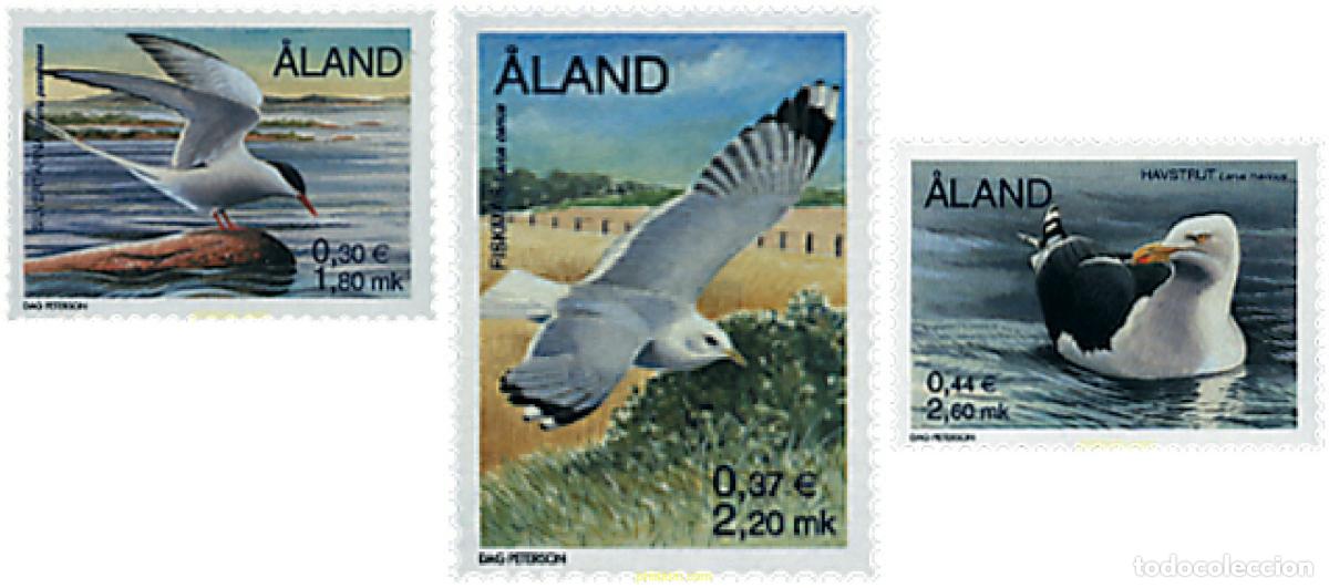 Sellos: 92697 MNH ALAND 2000 AVES MARINAS