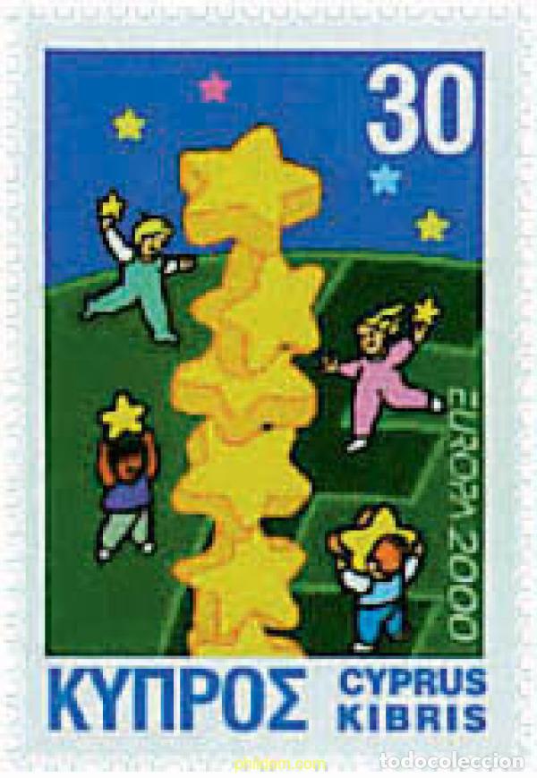 Sellos: 77115 MNH CHIPRE 2000 EUROPA CEPT. CONSTRUCCION EUROPEA