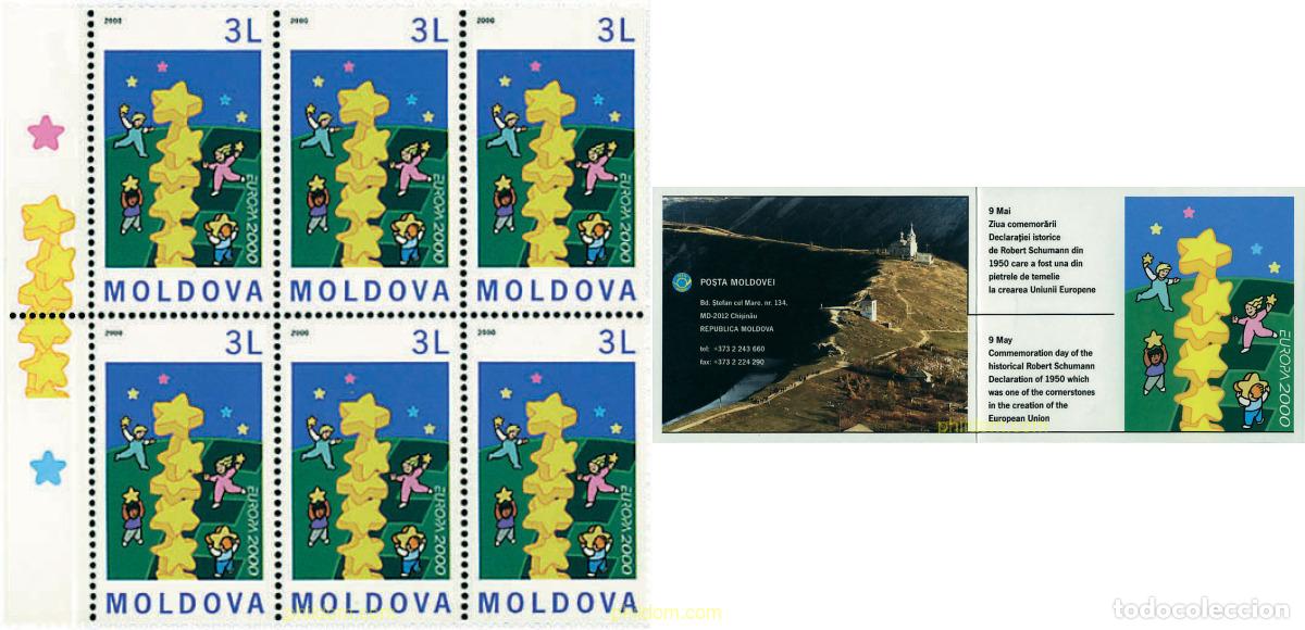Sellos: 2468 MNH MOLDAVIA 2000 EUROPA CEPT. CONSTRUCCION EUROPEA