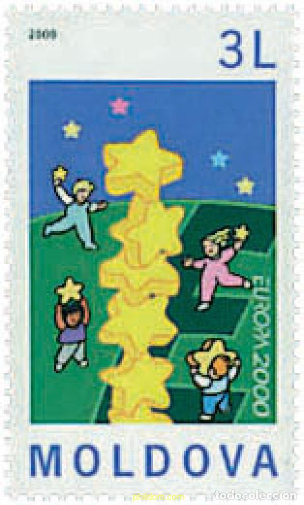 Sellos: 77136 MNH MOLDAVIA 2000 EUROPA CEPT. CONSTRUCCION EUROPEA