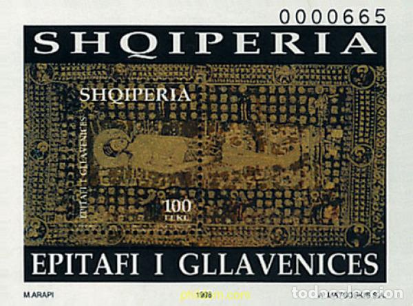 Sellos: 78762 MNH ALBANIA 1998 SEPULTURA DE GLLAVENICA