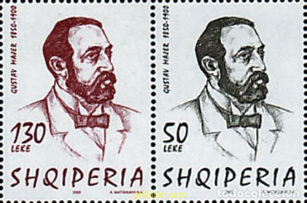 Briefmarken: 5937 MNH ALBANIA 2000 150 ANIVERSARIO DEL NACIMIENTO DE GUSTAV MAYER