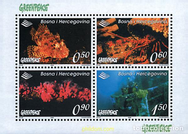 Sellos: 49683 MNH BOSNIA-HERZEGOVINA 2000 ASOCIACION INTERNACIONAL GREENPEACE