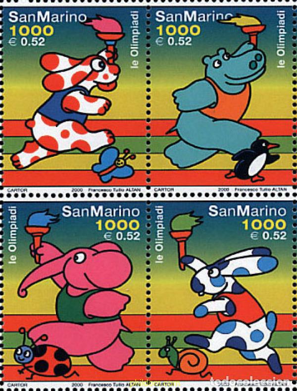 Sellos: 5077 MNH SAN MARINO 2000 27 JUEGOS OLIMPICOS VERANO SYDNEY 2000