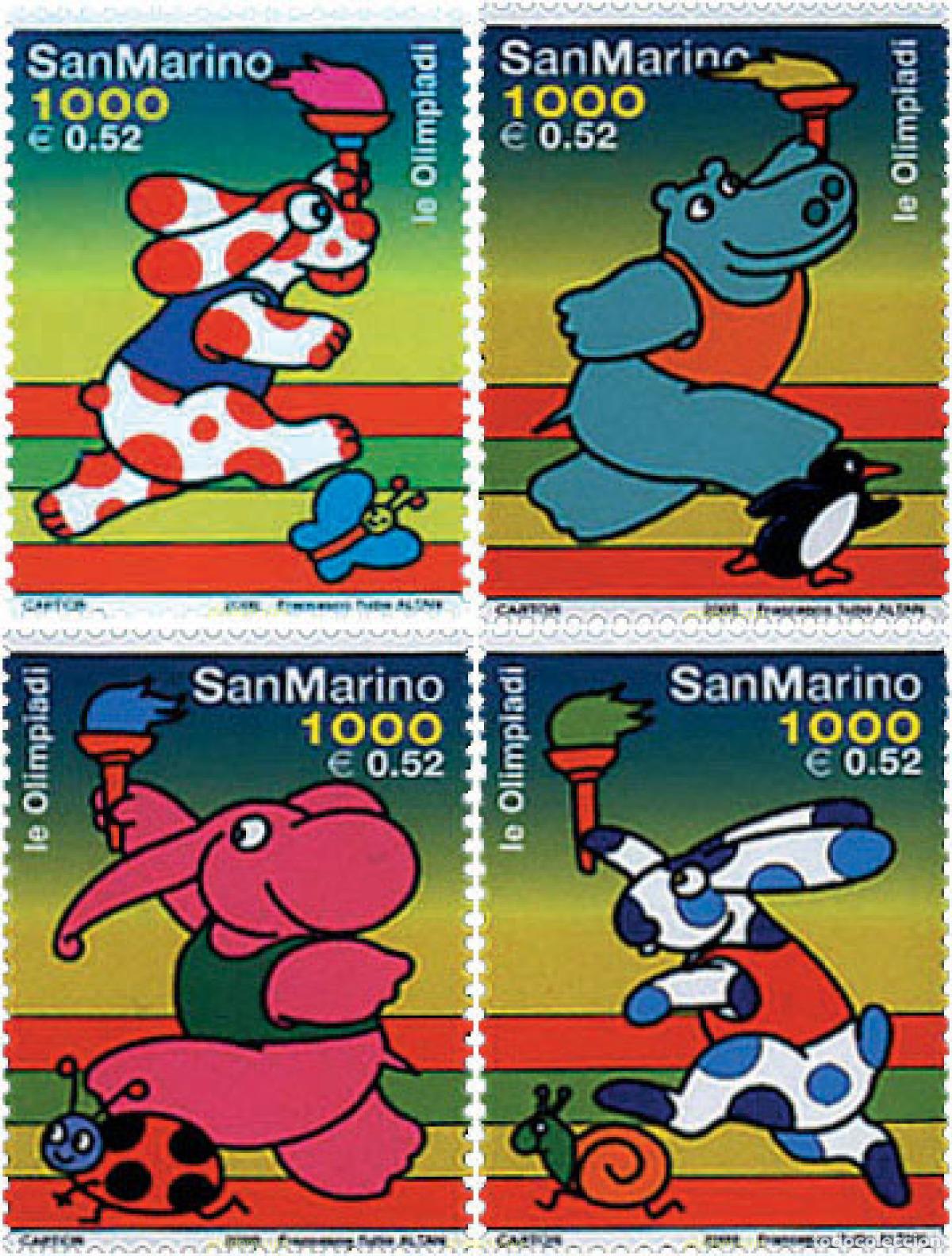 Sellos: 75206 MNH SAN MARINO 2000 27 JUEGOS OLIMPICOS VERANO SYDNEY 2000