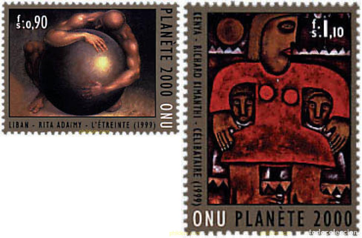 Sellos: 58169 MNH NACIONES UNIDAS. Ginebra 2000 PLANETA 2000
