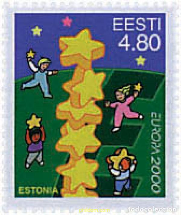 Sellos: 85869 MNH ESTONIA 2000 EUROPA CEPT. CONSTRUCCION EUROPEA