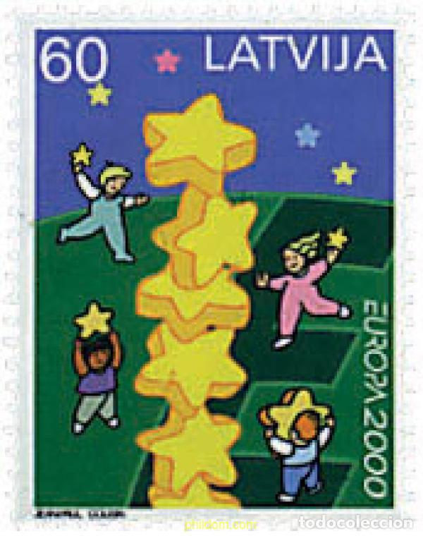 Sellos: 86575 MNH LETONIA 2000 EUROPA CEPT. CONSTRUCCION EUROPEA
