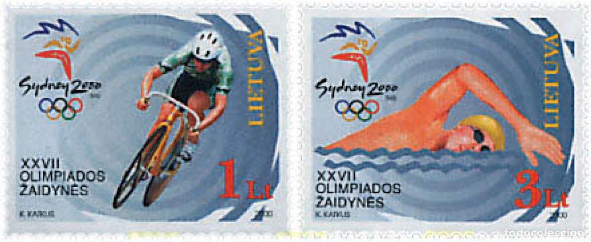 Sellos: 61492 MNH LITUANIA 2000 27 JUEGOS OLIMPICOS VERANO SYDNEY 2000