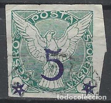 Sellos: CHECOSLOVAQUIA 1925 - SELLO PARA PERI&Oacute;DICOS SOBRECARGADO - USADO