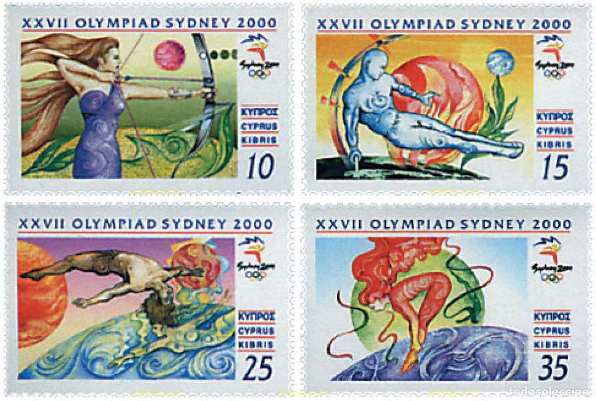 Selos: 72521 MNH CHIPRE 2000 27 JUEGOS OLIMPICOS VERANO SYDNEY 2000